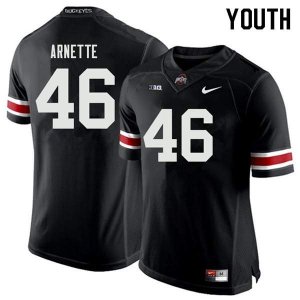 Youth Ohio State Buckeyes #46 Damon Arnette Black Nike NCAA College Football Jersey January KUA4144WU